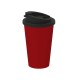 Kaffeebecher Premium Deluxe - standard-rot/schwarz